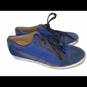 Diesel‎ D-STRING LowTop Fashion Suede Leather Nylons Sneakers US12.5 Blue